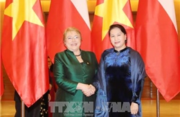 Chủ tịch Quốc hội Nguyễn Thị Kim Ngân hội kiến Tổng thống Cộng hòa Chile